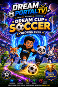 Dream Cup Soccer Coloring & Activity book 📚⚽️