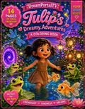 🌷 Tulip’s Dreamy Adventures – A Coloring & Activity Book📚