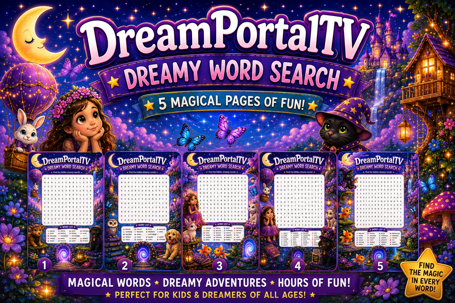 DREAMY WORD SEARCH ✨🌙